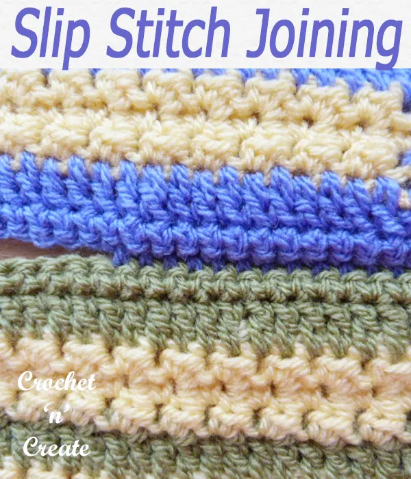 slip stitch joining