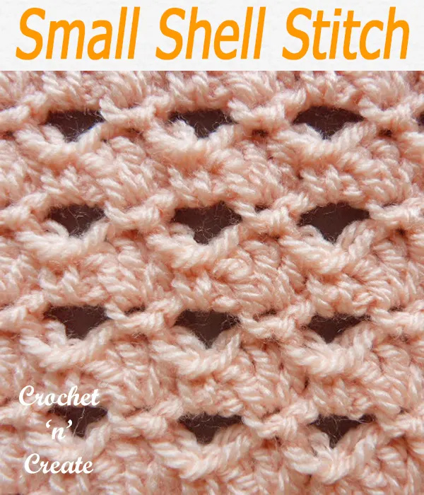 small shell stitch