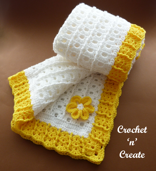 crochet summer baby blanket