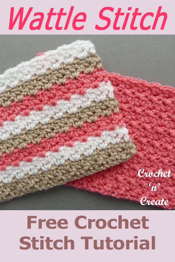 crochet wattle stitch