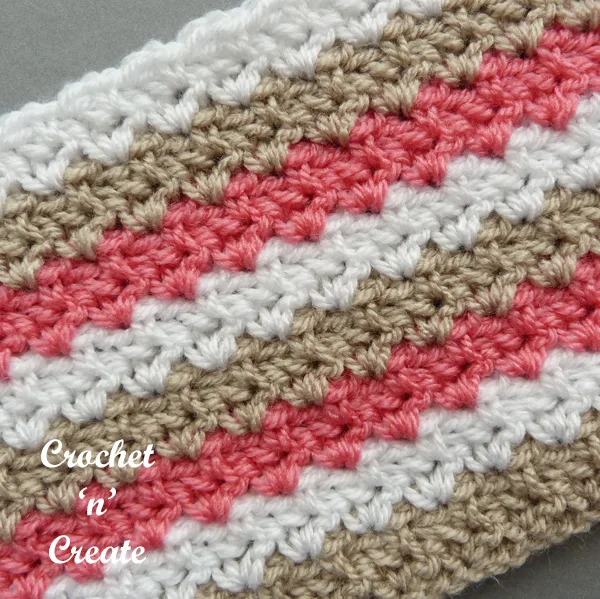 crochet wattle stitch