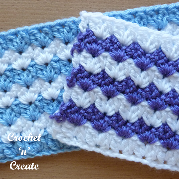 Cluster V Stitch Crochet
