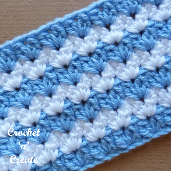 Crochet Cluster V-Stitch Tutorial - Free Instructions on Crochet 'n' Create