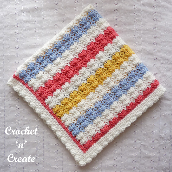 four colour baby blanket