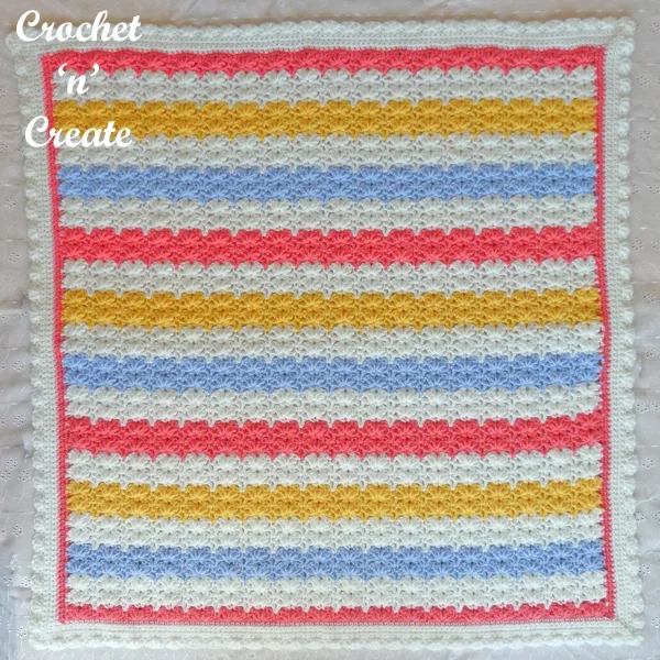 four colour baby blanket