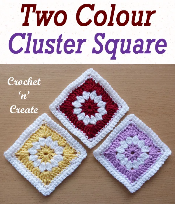 two colour cluster square