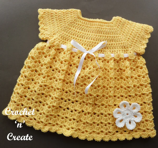 v and shell baby dress