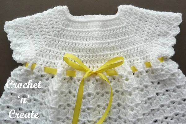 baby dress yoke