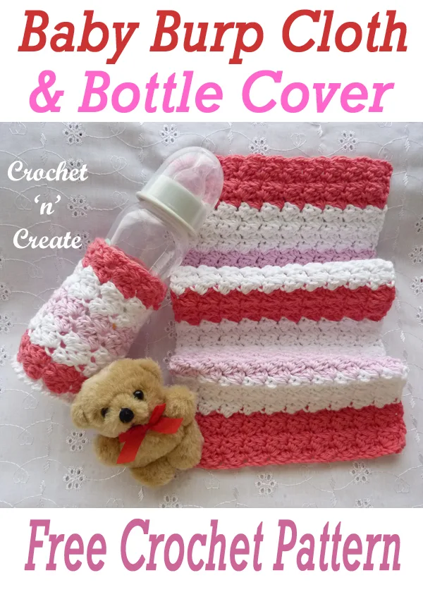 baby burp cloth-bottle cover