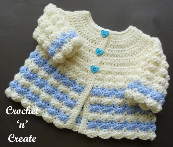 baby crochet coat