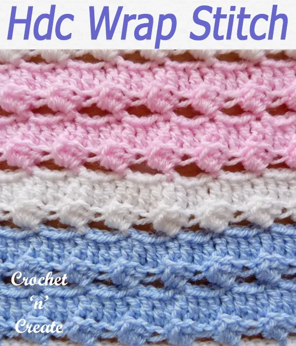 hdc wrap stitch