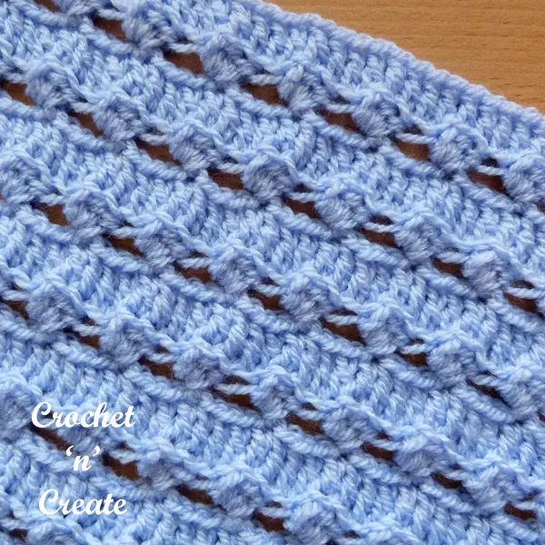 crochet hdc wrap stitch