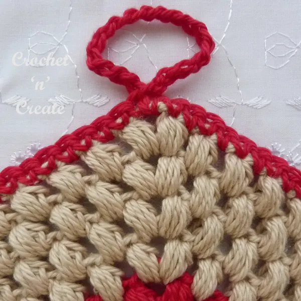 puff stitch potholder