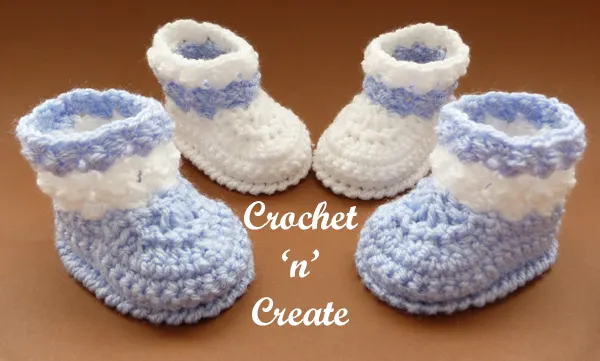 tommys crochet booties