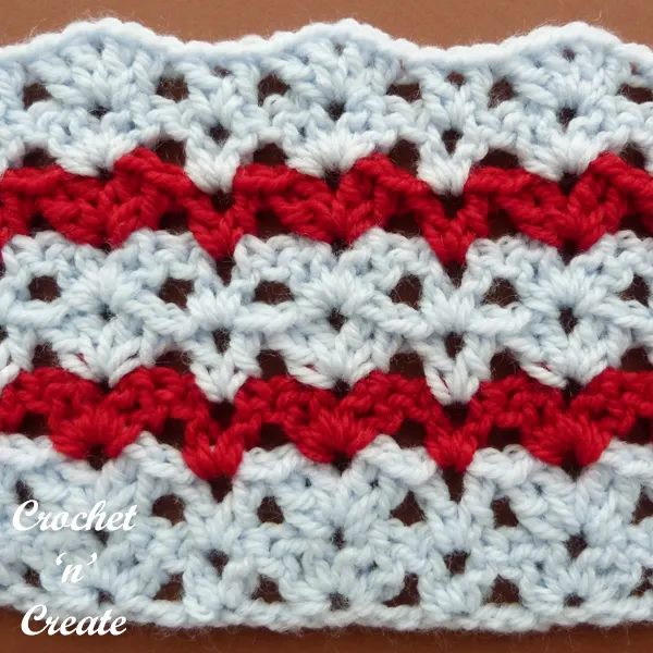 crochet alternate columns