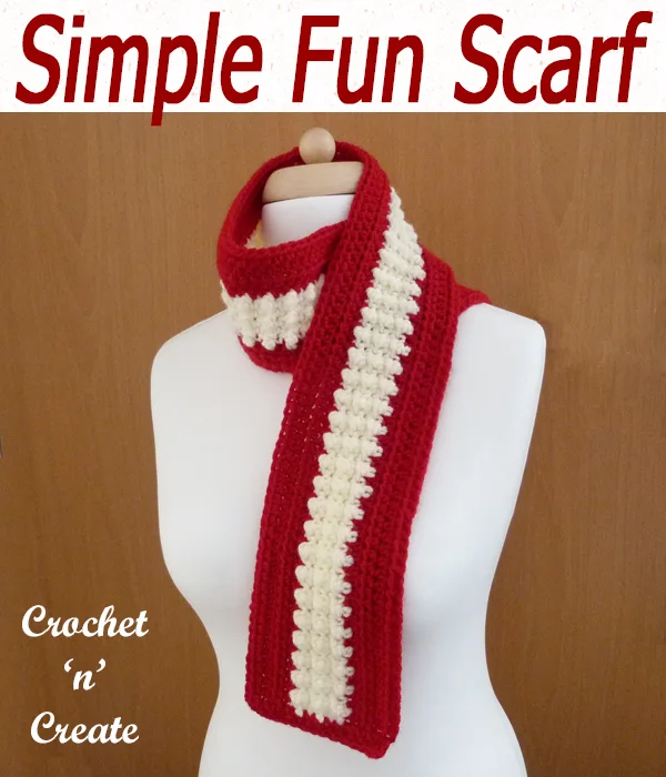 simple fun scarf