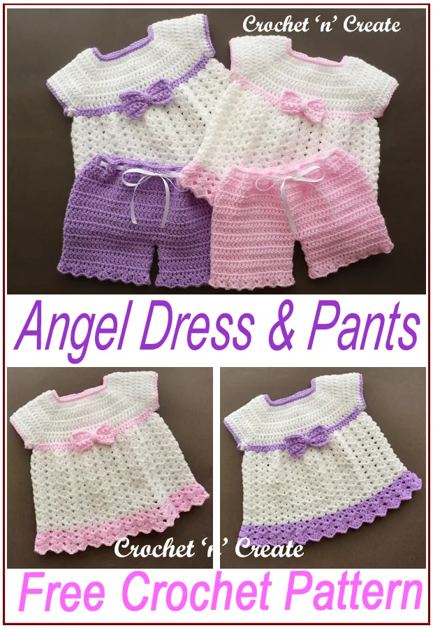 angel dress-pants baby set