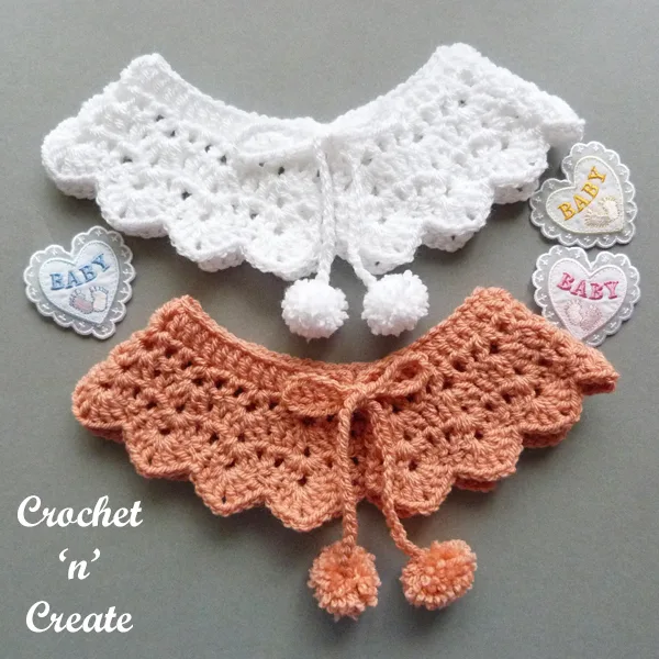 baby crochet collar