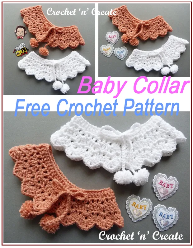 baby crochet collar