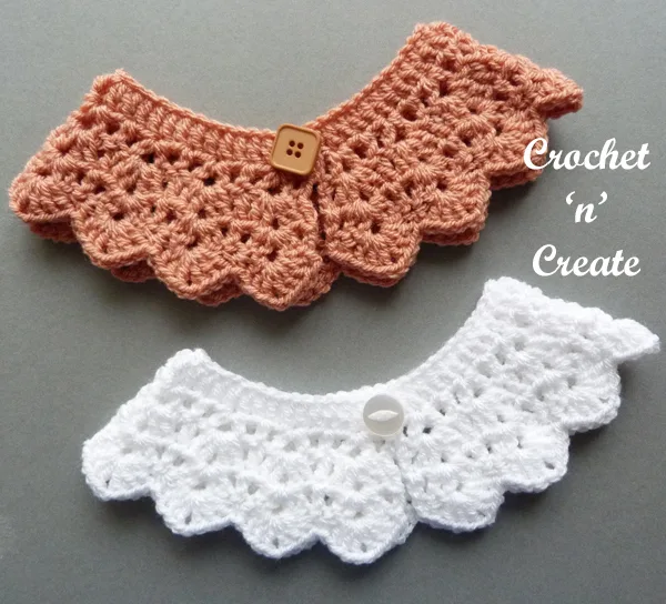 baby crochet collar