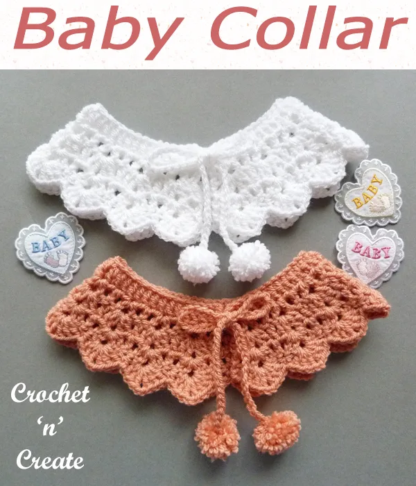 baby crochet collar