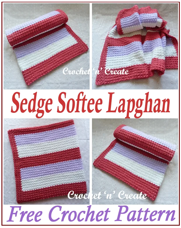 crochet sedge softee lapghan