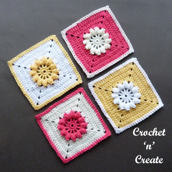 crochet blanket motif