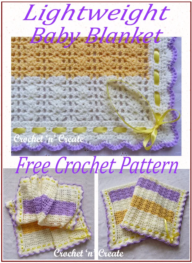 lightweight crochet baby blanket