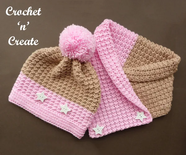 crochet warm neapolitan set