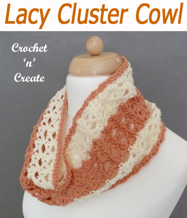 lacy cluster cowl