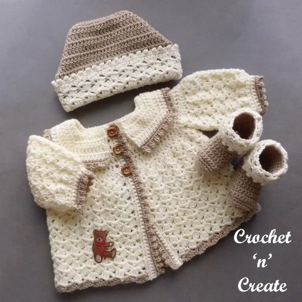 crochet babies picot set3