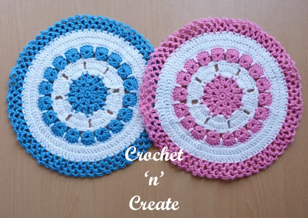 side by side doilies