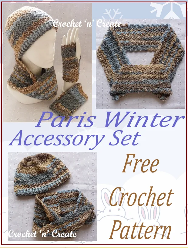 paris winter accessory set