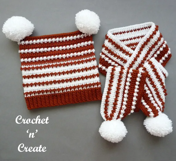 crochet rustic duo set