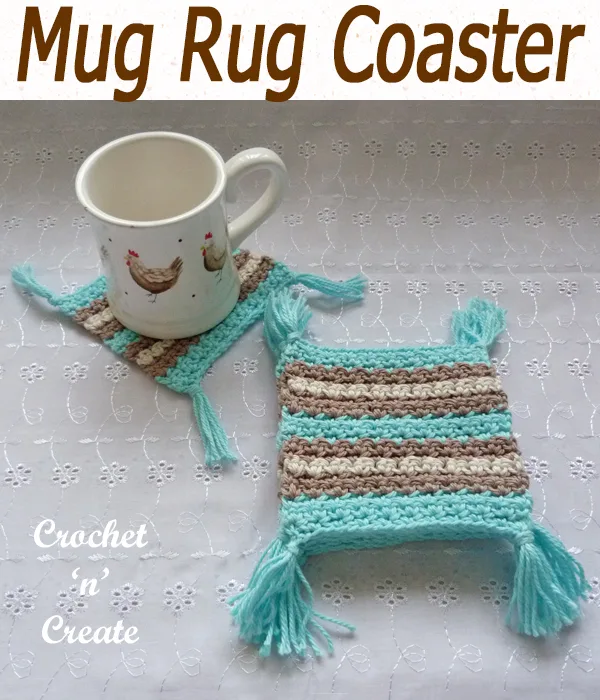 mug rug coaster