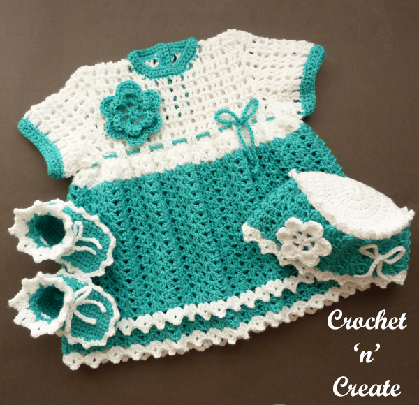 crochet baby girl outfit