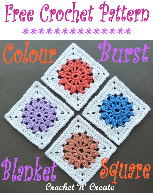 color burst blanket square