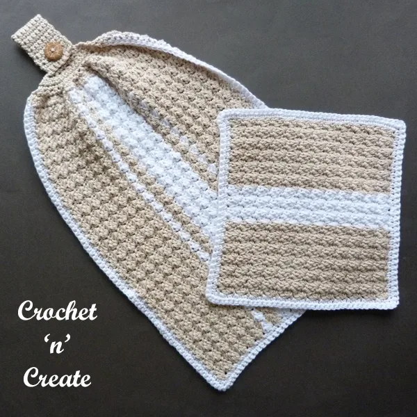 Flat crochet Set