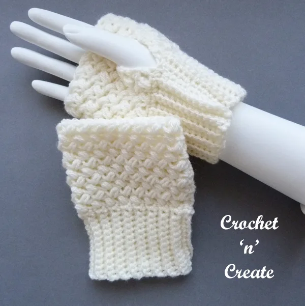 Cream on arm gloves