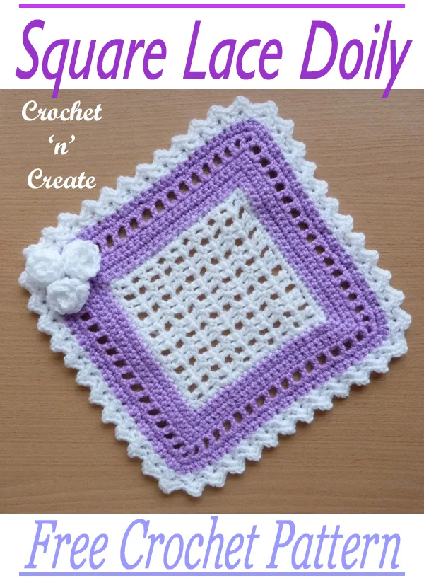 square lace doily