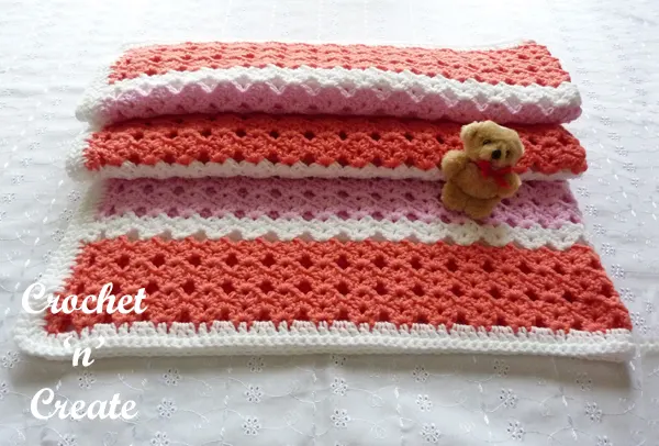 folded baby blanket