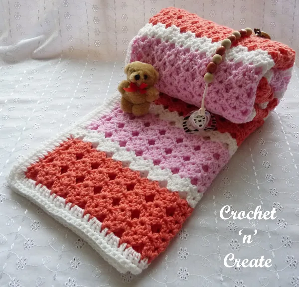 rolled baby blanket