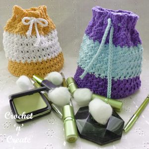 Crochet Makeup Bag - Free Crochet Pattern on Crochet 'n' Create