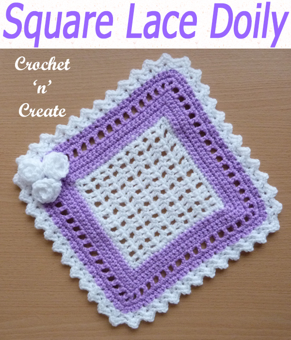 square lace doily