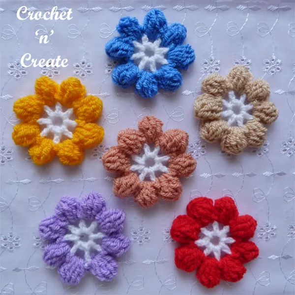 crochet spring flower