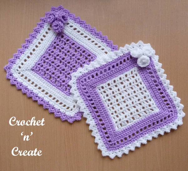 square lace doily