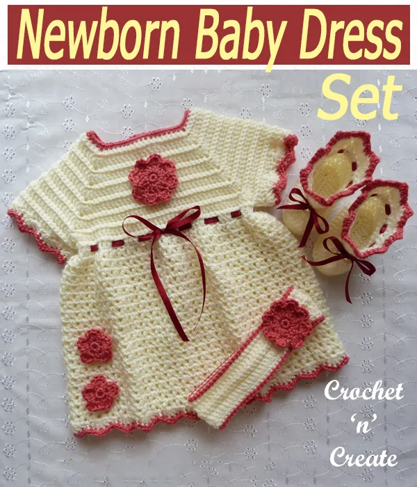 newborn baby dress set