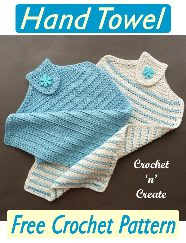 crochet hand towel pattern