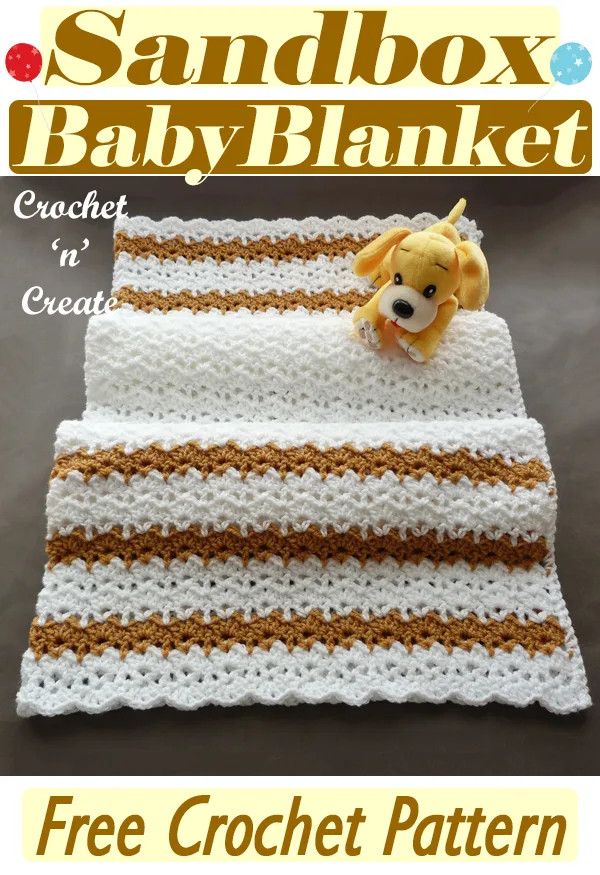 crochet sandbox baby blanket pattern