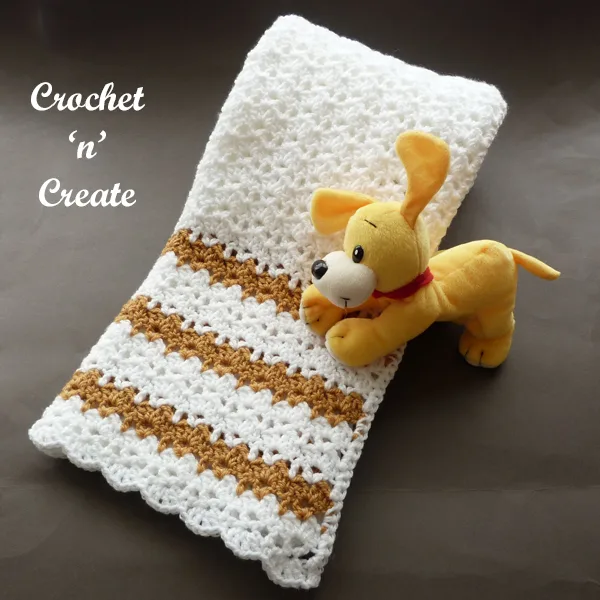 crochet sandbox Baby Blanket pattern